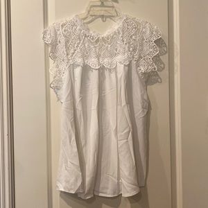 Lacy top. NWOT